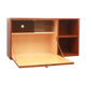 1960s floating wall secretary in teak