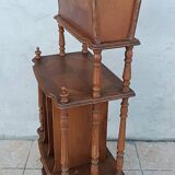 Walnut music cabinet