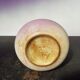 Ancient ceramic vase enamels decor flowers made in italy vintage