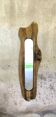 Miroir vintage de forme libre en bois massif
