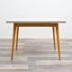Dining table from the 1950s, grey resin top.