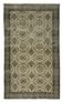 One-of-a-kind turkish handwoven vintage rug - rustic vintage charm 265x 166