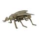Vintage Copper Plated Fly Ashtray Figurine Italy 1960s
