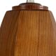 Mid Century Scandinavian teak table lamp 70's design minimalist