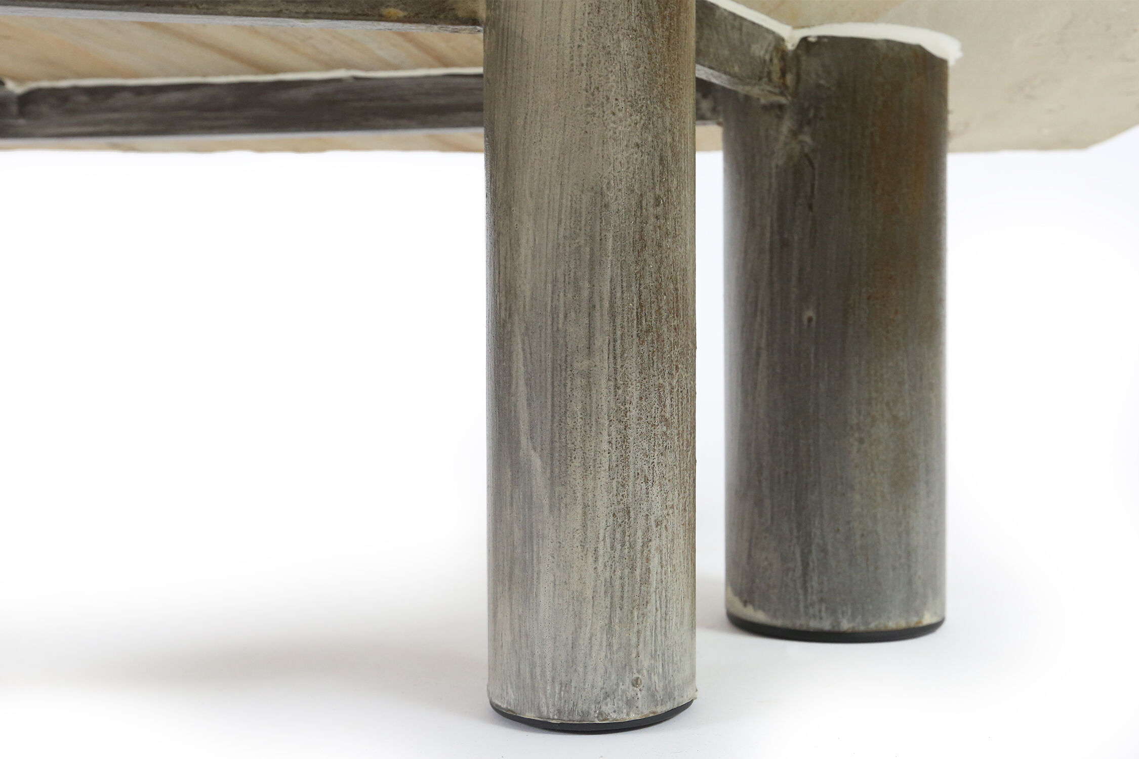 Brutalist Coffee Table by Pia Manu, Belgium, 1970s