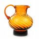 Water jug, pressed glass, Huta Barbara, Poland, 1970s