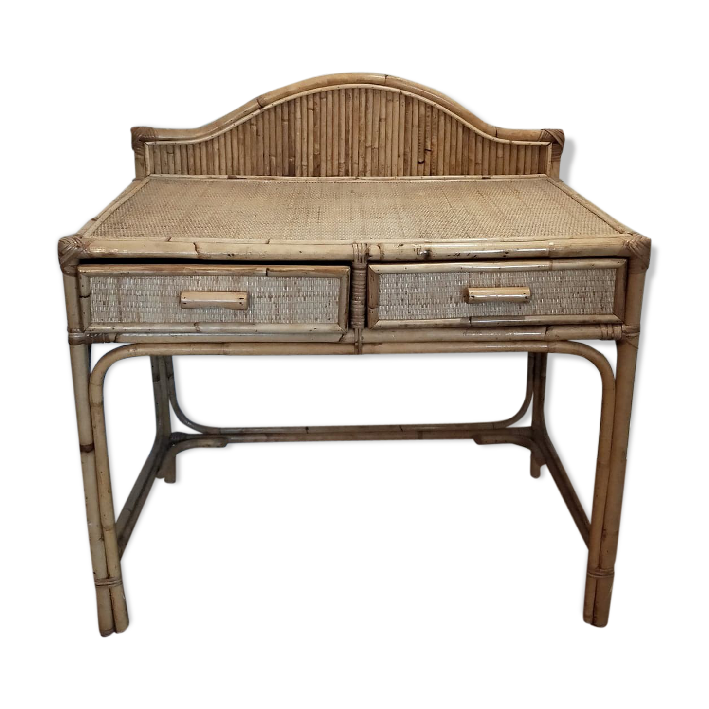 Bureau en rotin