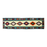 Anatolian handmade kilim rug 354 cm x 92 cm