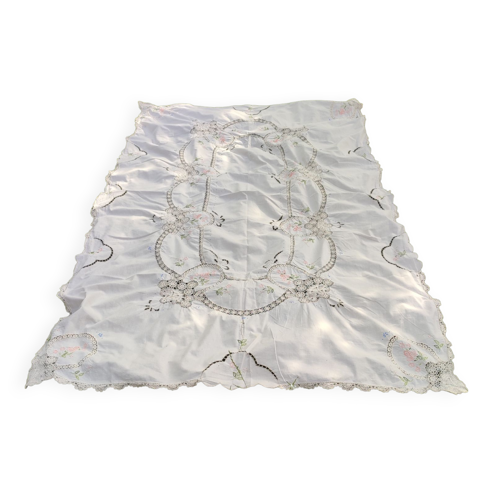 Embroidered tablecloth