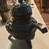 Terracotta teapot signed