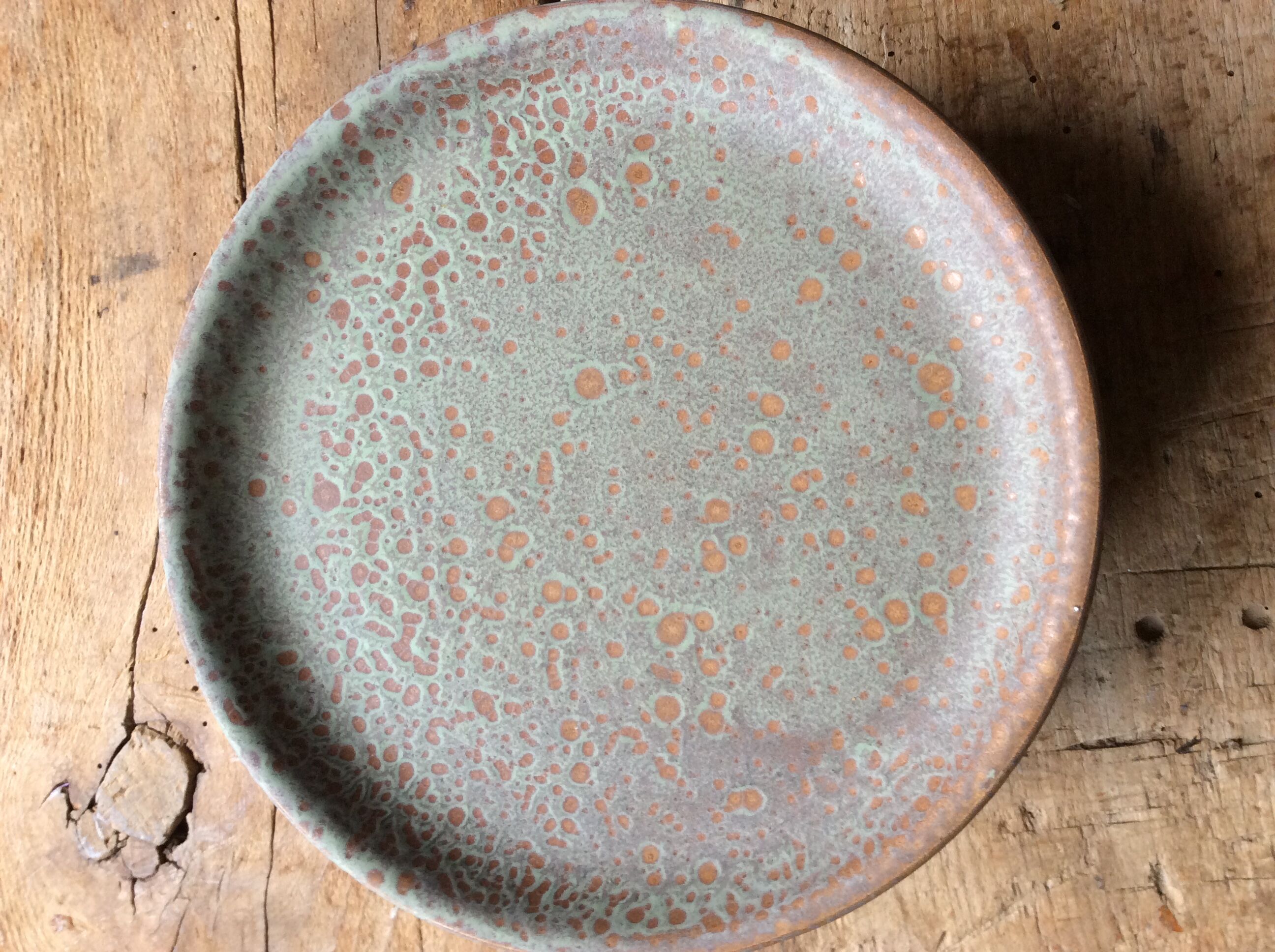 Set of 12 large and 11 small sandstone plates