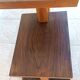 Vintage walnut burl stool