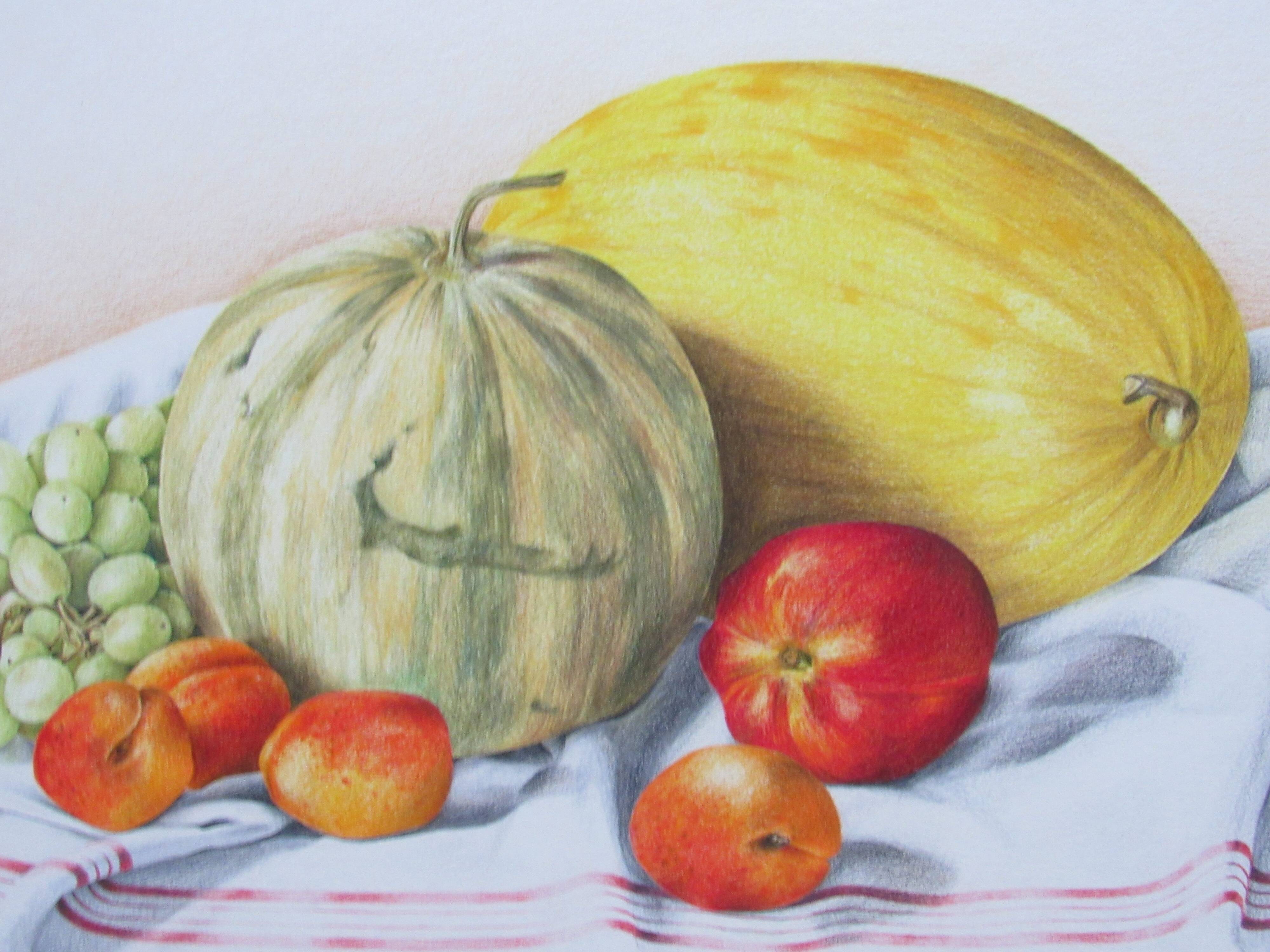 Still life pencil colors