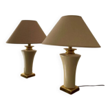 Pair of lamps "the Dolphin"