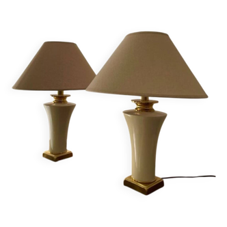 Pair of lamps "the Dolphin"