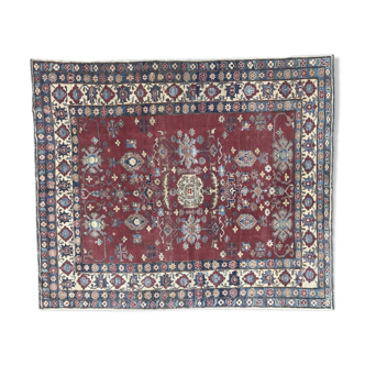 Tapis vintage chobi afghan fait main 215x250 cm