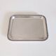 Liqueur service with 10 crystal glasses, solid silver and tray.