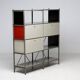 Wim Rietveld Model 663-2 Modular Metal Storage Cabinet for Gispen, 1954