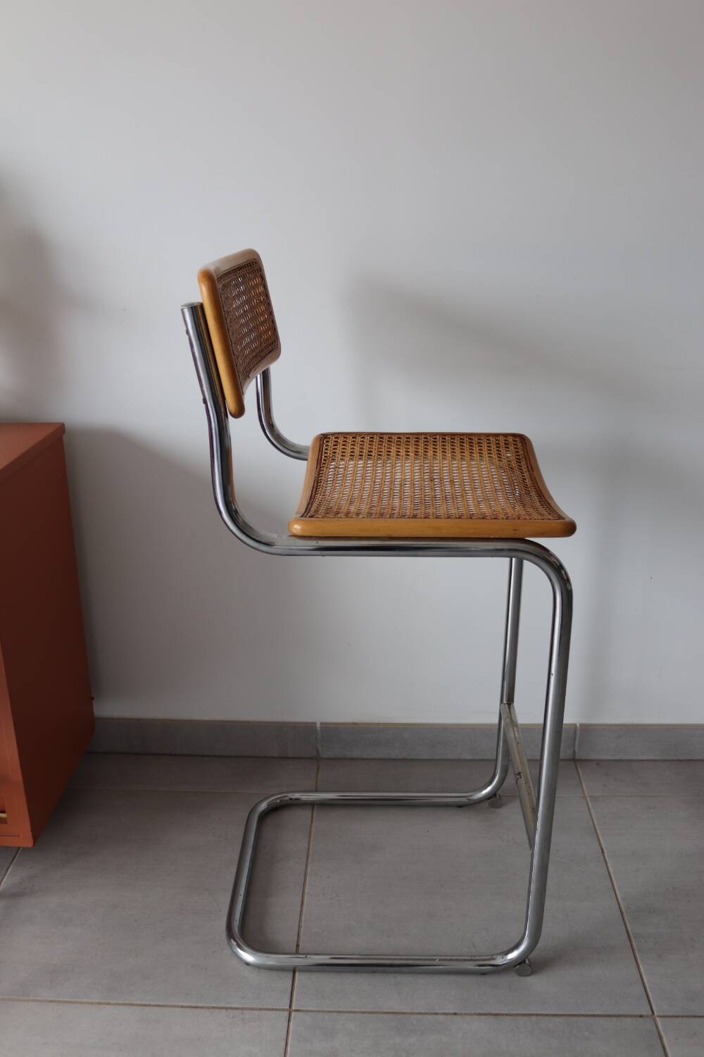 Breuer cane bar stool
