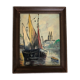 Oil on panel - marine