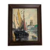 Oil on panel - marine