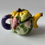 Vintage barbotine teapot