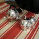 Ercuis goldsmithing, silver coffee and sugar set