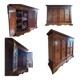 Wardrobe - neo-Renaissance in carved solid wood - possible lot sale