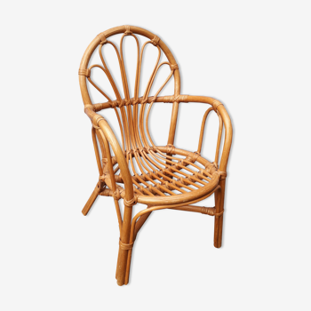 Rattan children's chair