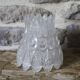 Bubble and granite glass tulip Germany 1970s