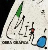 Affiche lithographique Joan Miro Miro Obra Grafica Madrid, 1978.