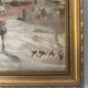 Huile sur bois orientaliste