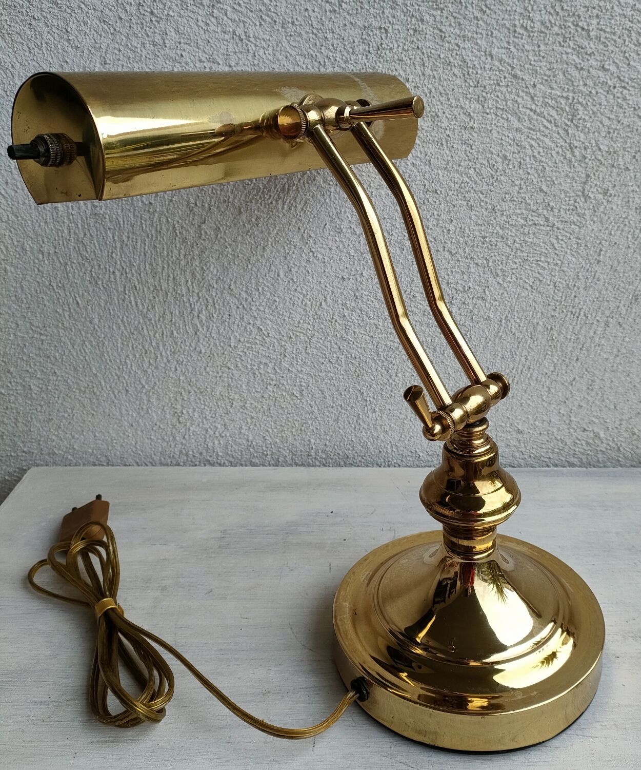 Vintage banker's lamp