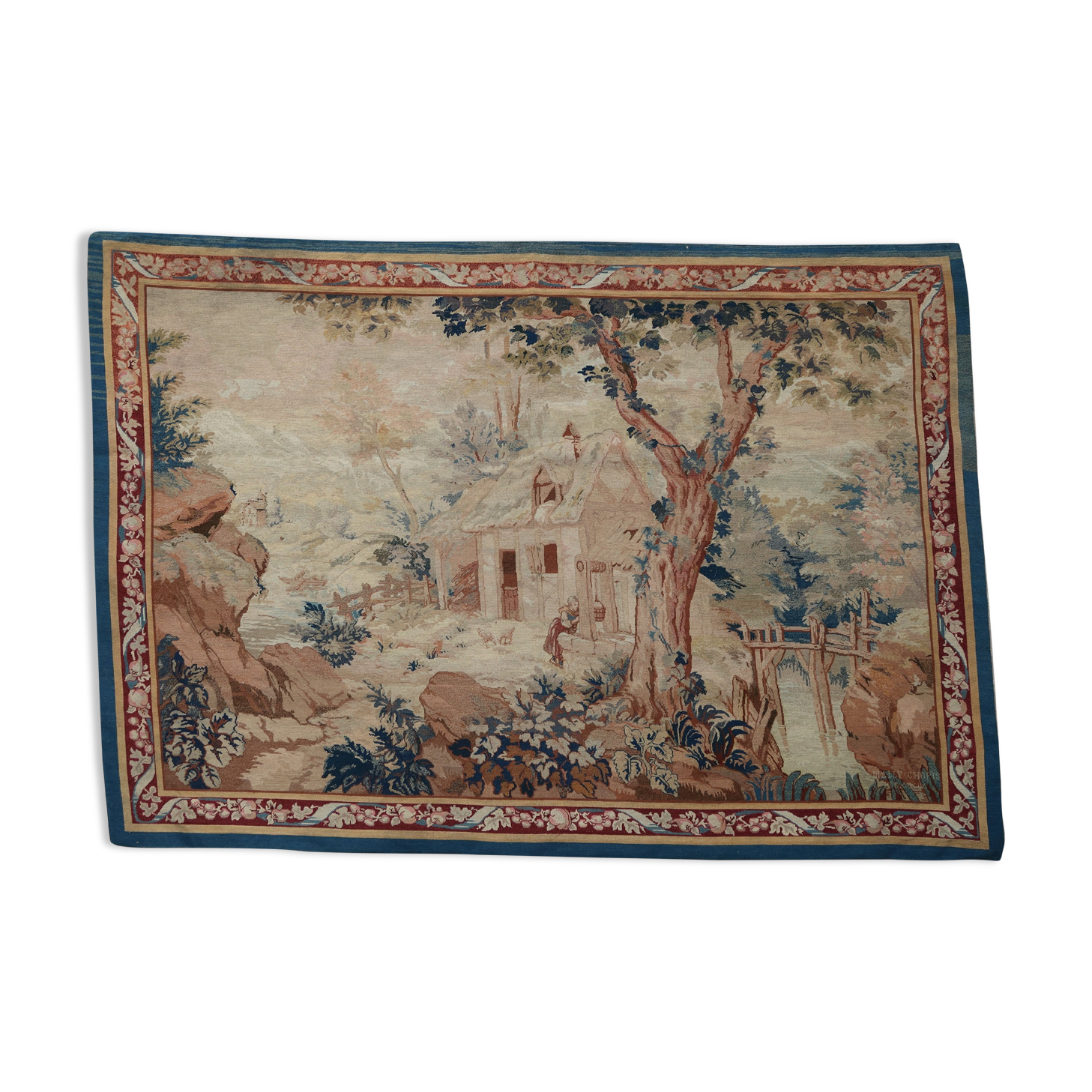 French needlepoint tapestry 1900