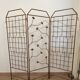 Antique wrought iron screen