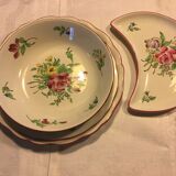KG Luneville earthenware salad plates