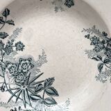 6 mismatched Saint Amand ironstone soup plates
