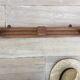 VINTAGE Geometric Solid Oak COAT RACK