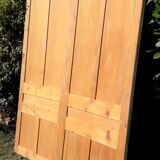 Paire de portes coulissantes 100.8x234cm anciennes