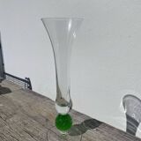 Vase en verre de Murano vert