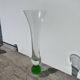 Green Murano glass vase