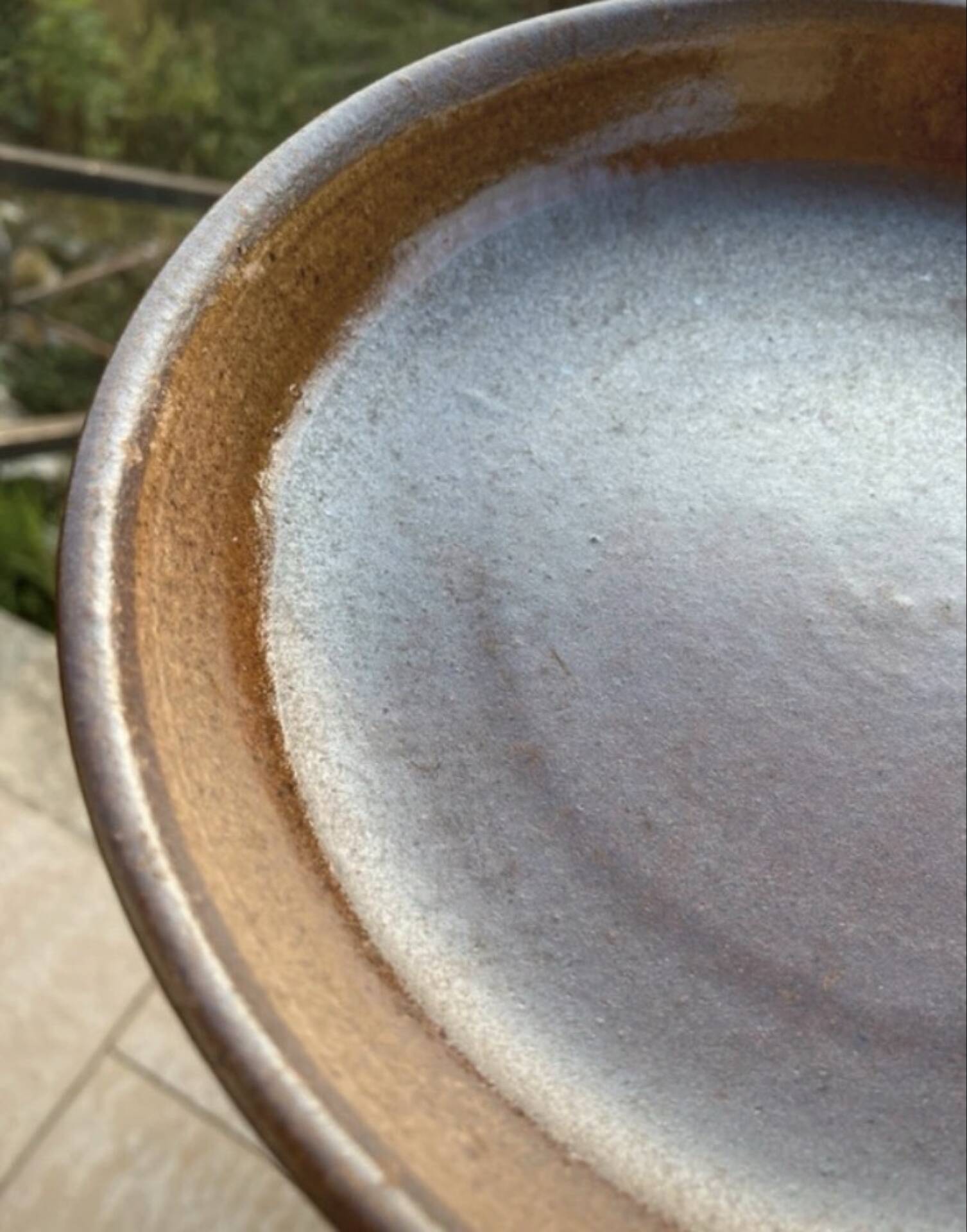 Organic earthenware deep plates from Gré du Marais, France.