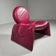 Calypso pink chaise longue by Vittorio Introini for Saporiti, Italy, 1970.