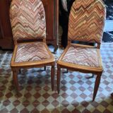 Ensemble fauteuils et chaises art déco