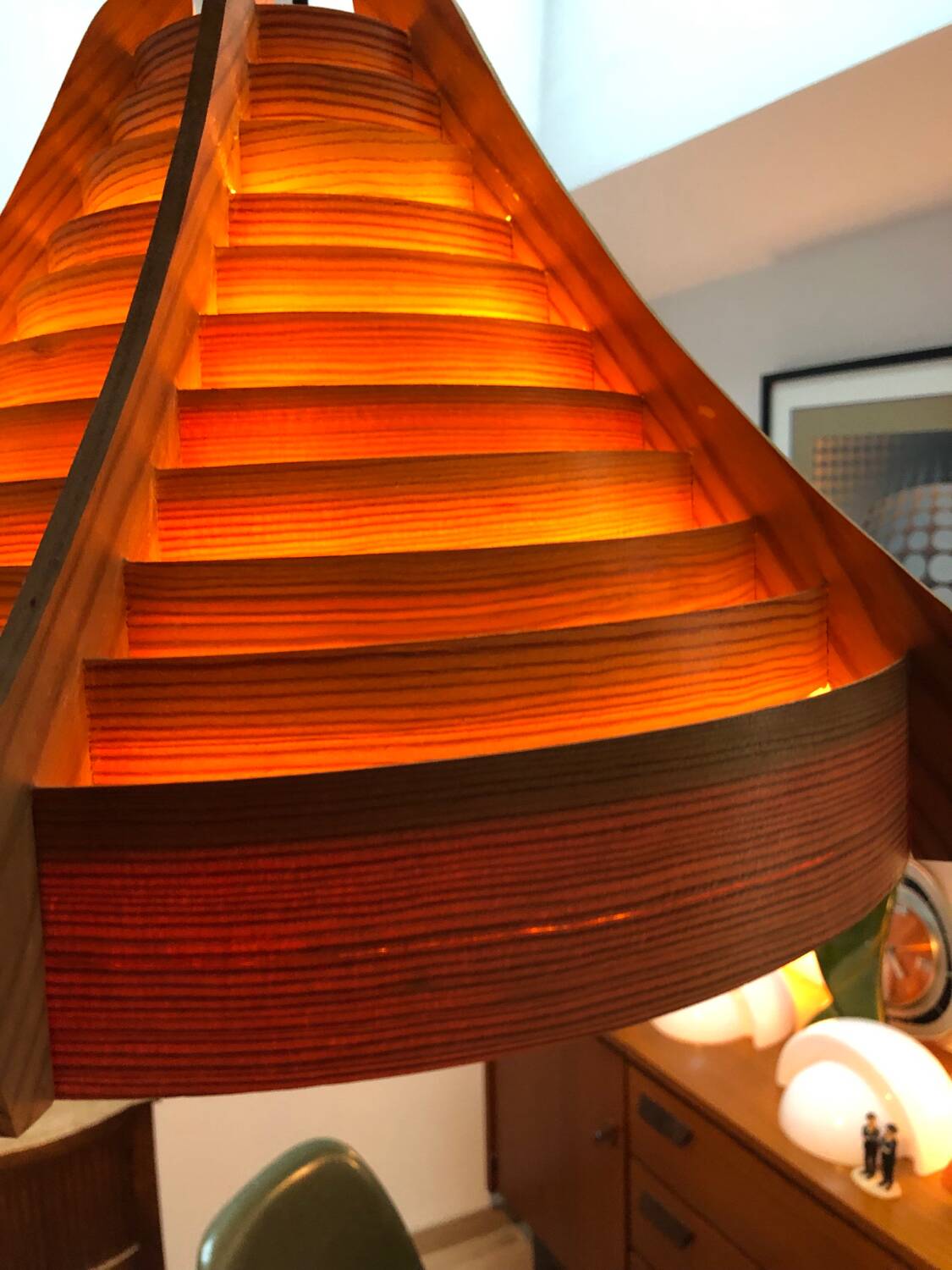 Swedish vintage pendant light / Design by Hans Agne Jakobsson / 60's