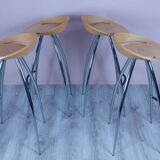 Set of 4 Magis Lyra Bar Stools 1990's.