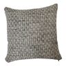 Black white beige cushion geometric patterns