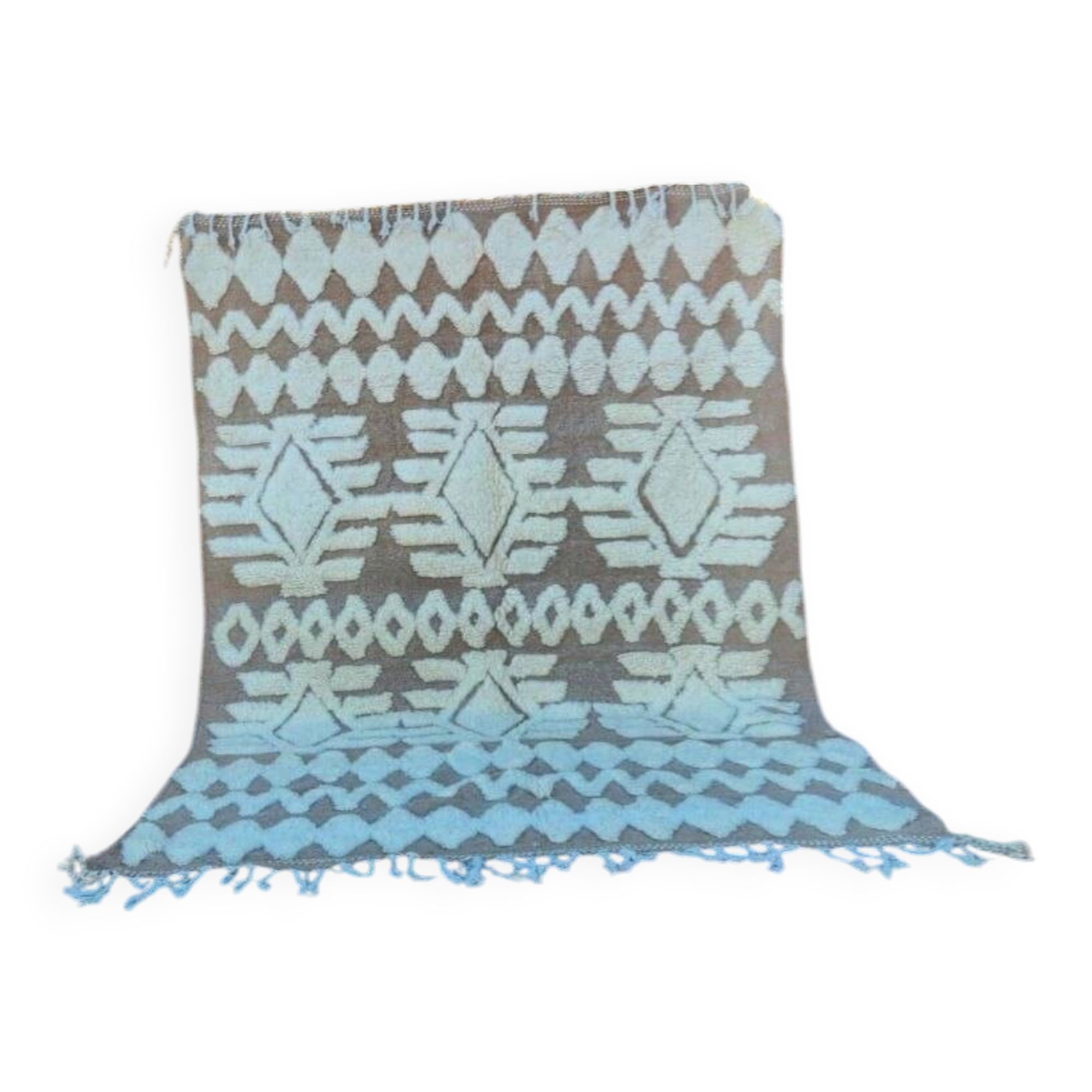 Berber rug with natural geometric patterns 3*2m