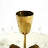 Beautiful large mid-century metal ceiling lamp by Emil Stejnar for Rupert N