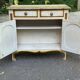 Buffet Louis XV chiffonnier shabby chic relooké 1950 peur profond